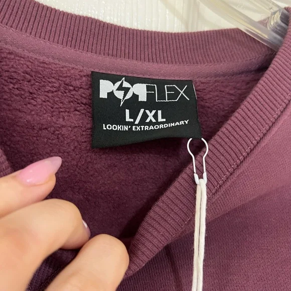 POPFLEX Mauve Crew Neck Sweater - Picture 8 of 12